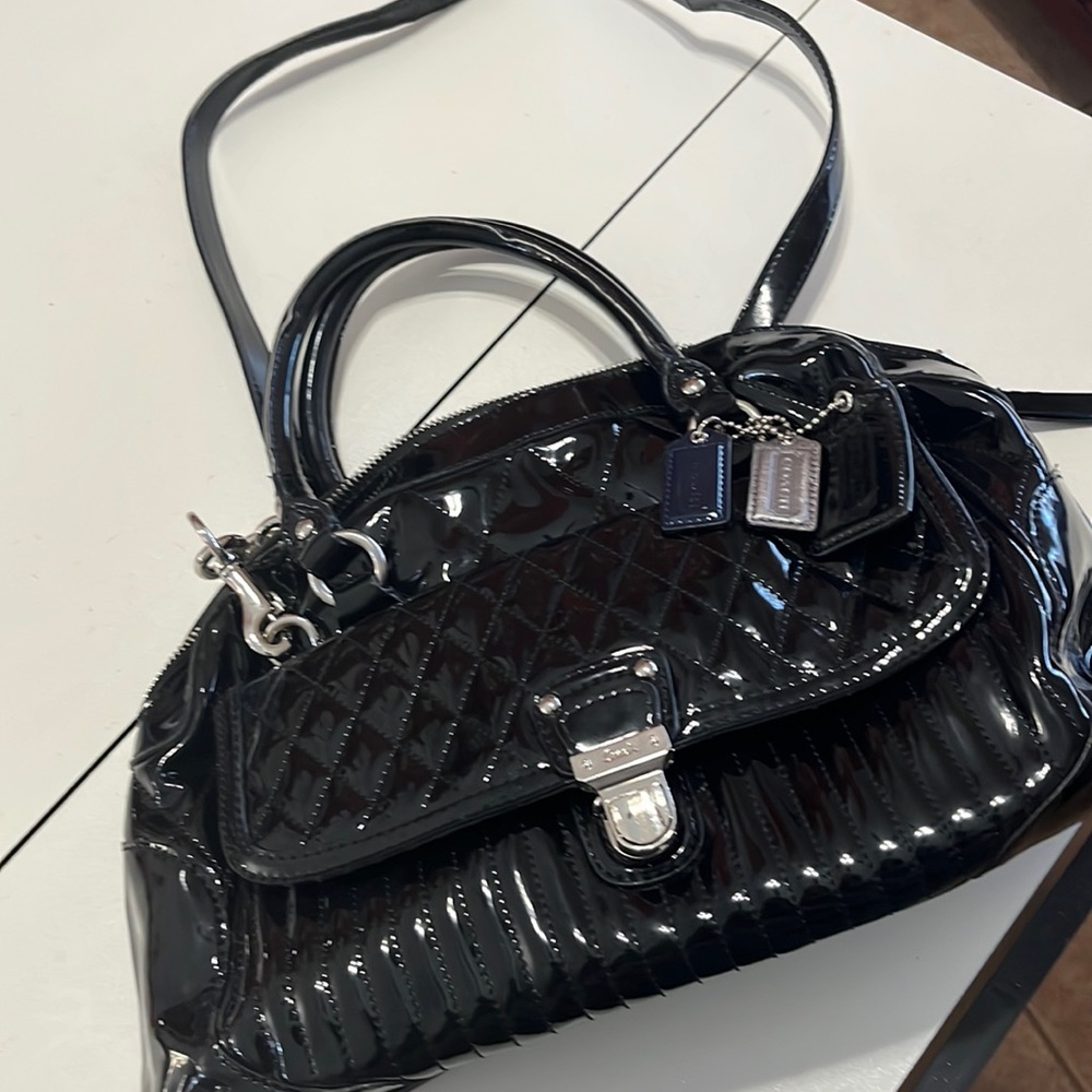 Black Coach Shoulder Bag